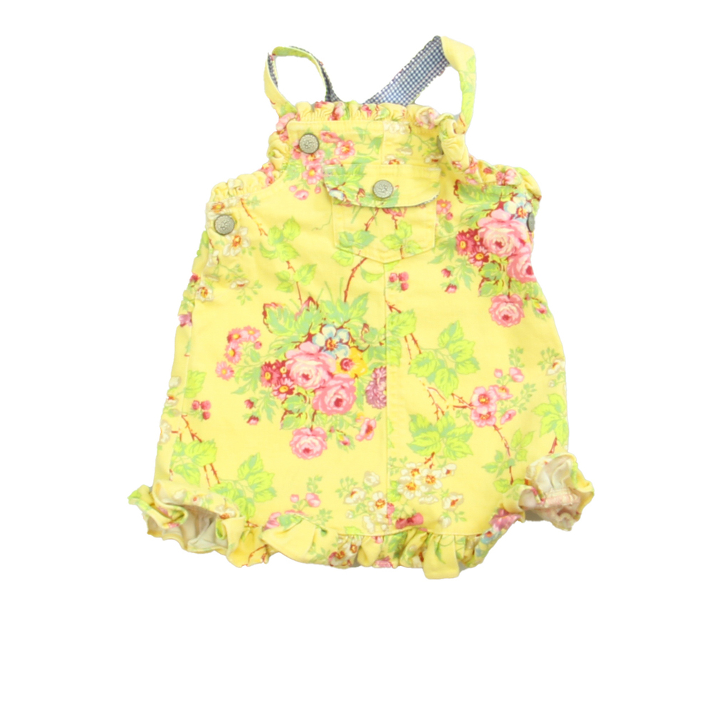 Unknown Brand Girls Yellow | Pink | Floral Jumper size: 12 Months
